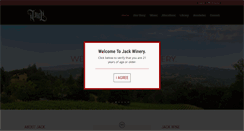 Desktop Screenshot of jackwinery.com