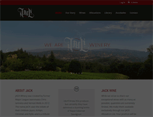 Tablet Screenshot of jackwinery.com